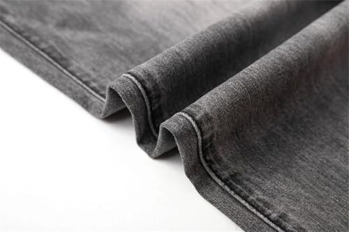 Men Summer Stretch Slim Straight Regular Fit Casual Pants Denim Trousers Man Jeans4