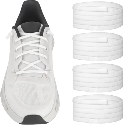 NDTEZUGT 2�g �L�k���C�Ђ� ON Cloudtilt �X�j�[�J�[�p 4mm �o���W�[�X�g���b�` �����j���O ���΂Ȃ��C�R �V���R���`�b�v�t��, �z���C�g03, 24''/60cm