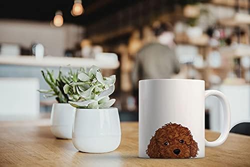 MUGBREW Brown Toy Poodle Ceramic Coffee Mug Tea Cup, 11 OZ - Image 7