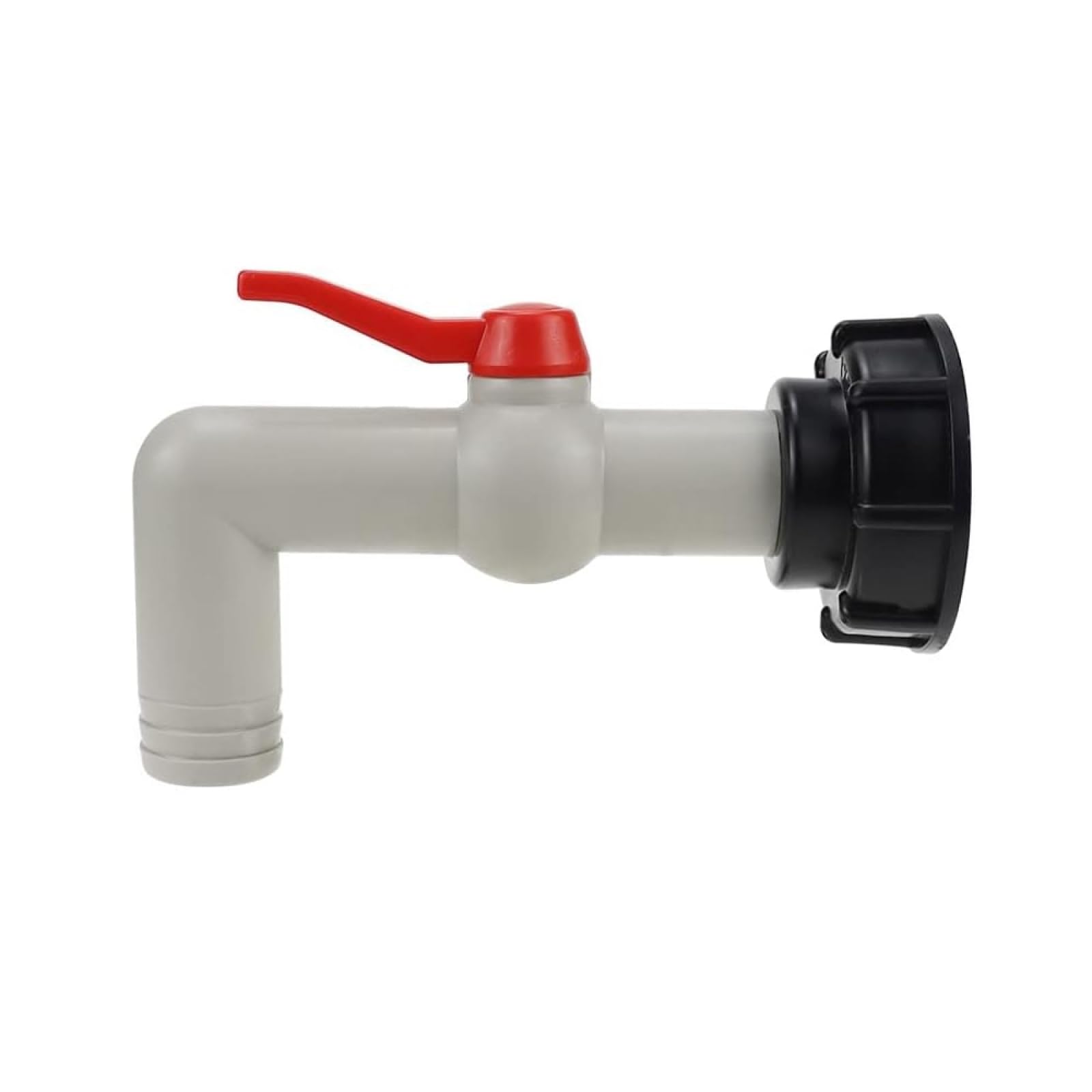 SENRISE IBC Tank Outlet Tap 1 Inch Ball Valve Adapter IBC Tank Fittings S60x6 90 Degree Hose Connector Valve for IBC Rainwater Tank