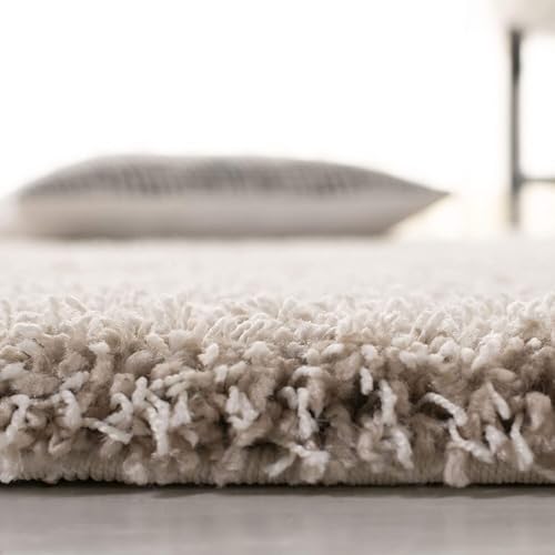 Image of F & B Rugs Luxurious Luck high Density Thick & Soft Shaggy Carpet Microfiber 2 Inch Pile Height Modern 4x6 feet 120 x 180 cm