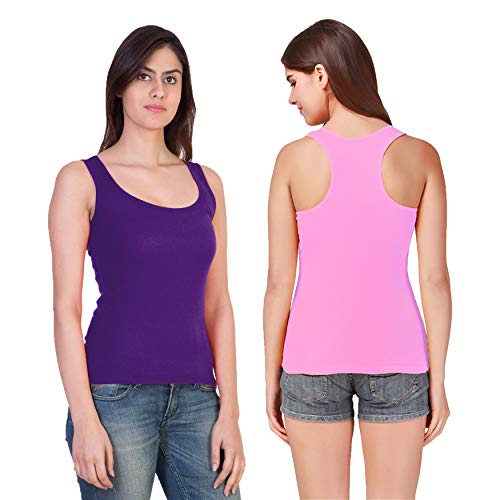 Image of Camisole Tank Top Vest Racerback Sando Camis for Women, Girls (Pack of 2)