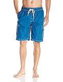 Kanu Surf Men's Standard Barracuda Swim Trunks (Regular & Extended Sizes), Denim Blue, Large