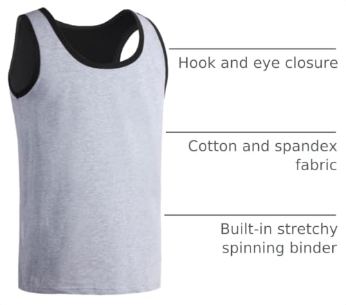 Image of Tomboy Transgender Lesbian FTM Cotton Long Elastic band Built-in Chest Binder