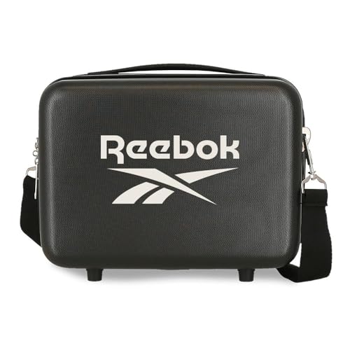 Trousse de toilette Reebok Roxbury noire rigide en ABS 29x21x15 cm