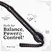 Bull Whip 06 to 16 Feet 12 Strands Real Cowhide Leather Equestrian Bullwhip Leather Belly & Leather Bolster for Outdoor Sports (04)