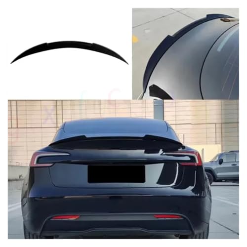 Diffuseur de lèvre arrière Tesla Model 3 Y en carbone mat style Highland - 7
