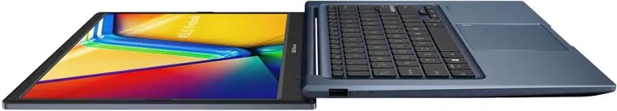 Image of ASUS Vivobook 14 Business Laptop, 14 inch FHD LED Display, Intel Core i3-1215U 6 cores, 8GB DDR4 1TB SSD, Wi-Fi6E, Bluetooth, Intel UHD Graphics, Win11, Quiet Blue, w /2TB USB Drive, W /GaLiMu