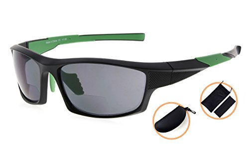 Image of Eyekepper Bifocal Sunglasses for Women Men, Rectangular Frame