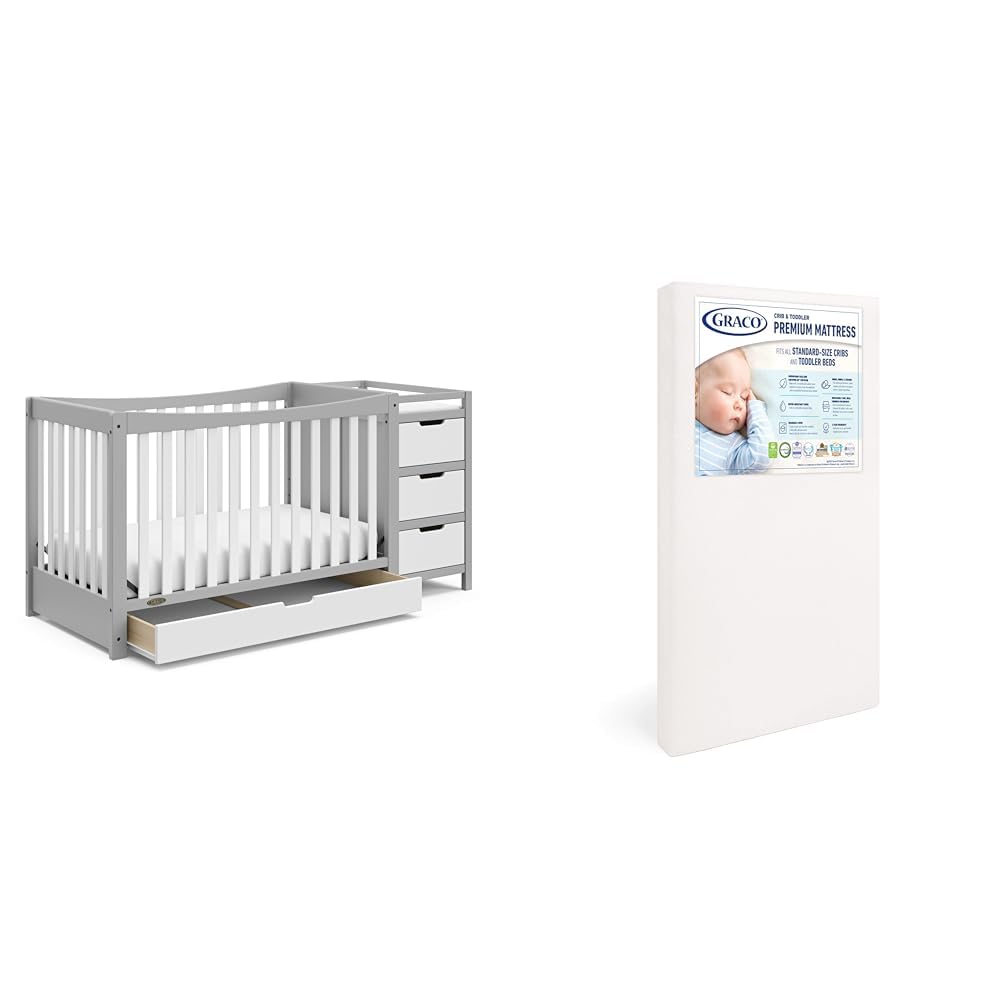 Graco Remi 4in1 Convertible Crib & Changer with Drawer