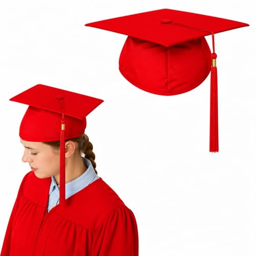Image of Raj Costume Graduation Gown, Cap & Sash Set for Kids & Adults | Matte Polyester Academic Convocation Dress | Graduation Ceremony Robe for School, College & University Degree Day