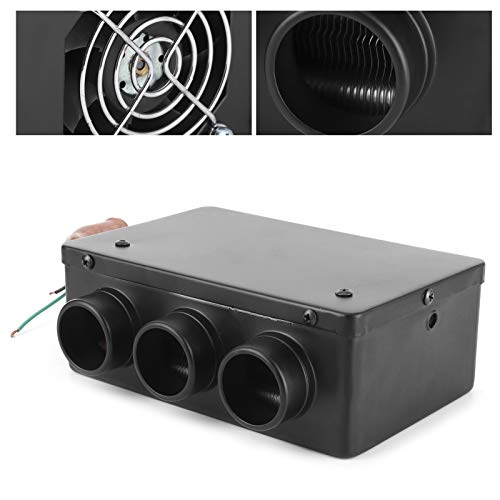 KIMISS Riscaldamento 12V per Auto + Riscaldatore per Auto, 12V 50W Scaldino Invernale Portatile a 3 Fori per Riscaldamento Rapido Antigelo Che Rimuove Il Basso Rumore Auto