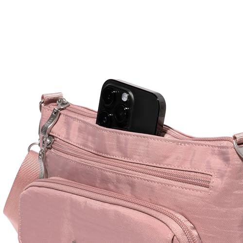 Image of Baggallini Original Everyday 11x7.5 Crossbody Bags Rfid Protected Lightweight Nylon Zippered Travel Purse