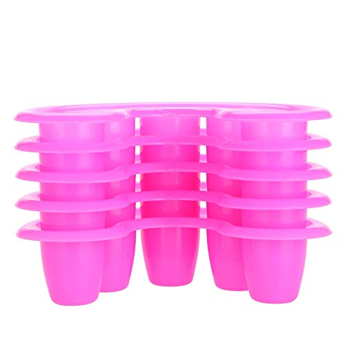 Generic 5pcs Nail UV Acrylic Gel Removal Bowl Five Holes Soak Off Finger Bowl Dishes