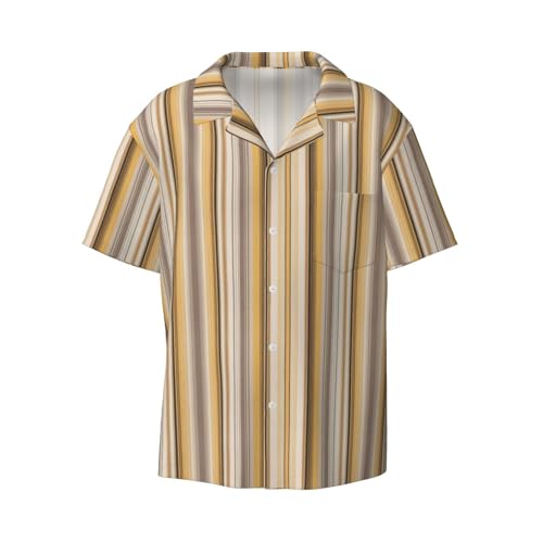 Chemise homme manches courtes avec poche pratique et rayures élégantes