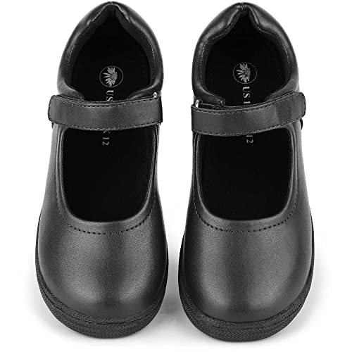 Girls School Uniform Shoes Mary Jane Dress Flat Shoes for School Wedding Party with Strap Little Kid/Big Kid