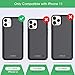 Feob Battery Case for iPhone 11,[2025 Upgraded] 6800 mAh Ultra-Slim Portable Extended Charger Cover for iPhone 11 Charging Case (6.1 Inch)-Black