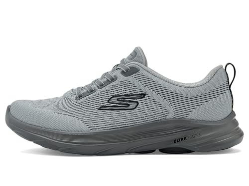 Image of Skechers Men's Go Walk 8 Day | Air-Cooled Goga Mat Insole, Ultra Go Cushioning, Dual-Density Outsole, Bungee Laces, Machine Washable