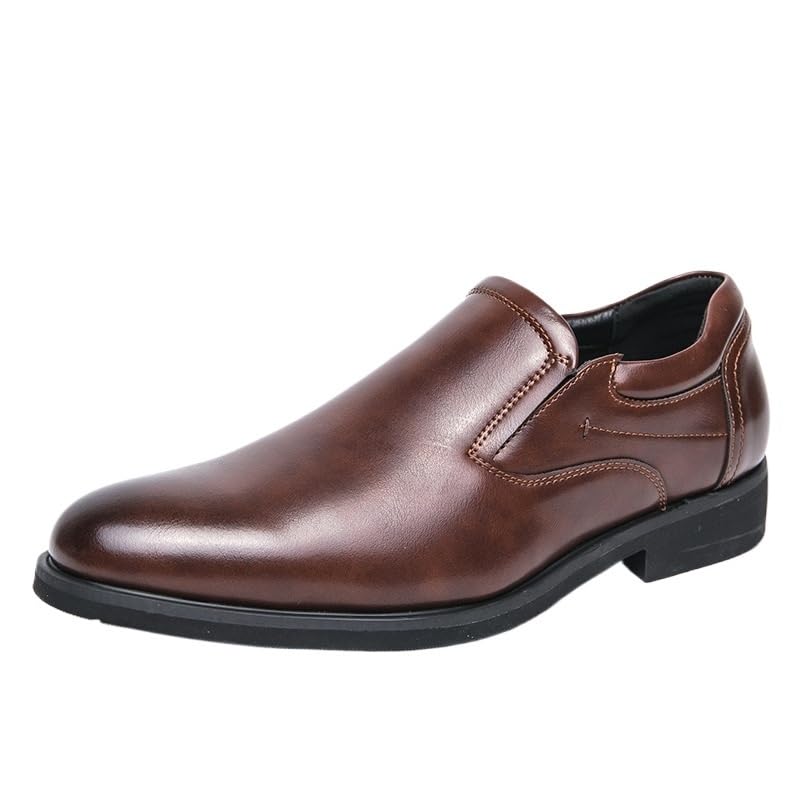 Loafers Shoes Apron Toe Slip On Men Shock-Absorbing Suede Upper Lightweight Work