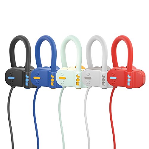 Jam Live Fast Workout Earphones 30 Ft. Bluetooth Range, Ip67 Sweat Resistant Earbuds 3 Sizes Included, 12 Hour Battery Life, Hands-Free Calling Cream Soda Hx-Ep404Cs #TOP3