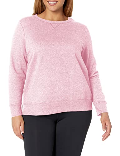 Hanes Women's Just My Size Plus Size Sweatshirt, EcoSmart Fleece Pullover with V-Notch