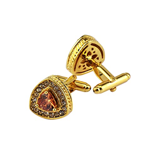 Manicas de cobre Daesar para hombre triángulo dorado miniatura 1