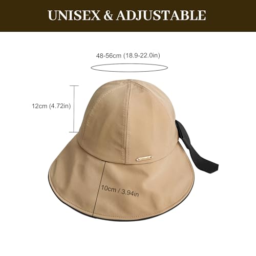Sombrero de ala ancha para mujer con lazo y UPF50+ miniatura 3