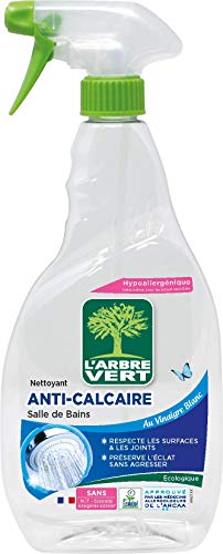 L'Arbre Vert - Spray Salle de Bain Anti-Calcaire - 740 ml - Lot de2