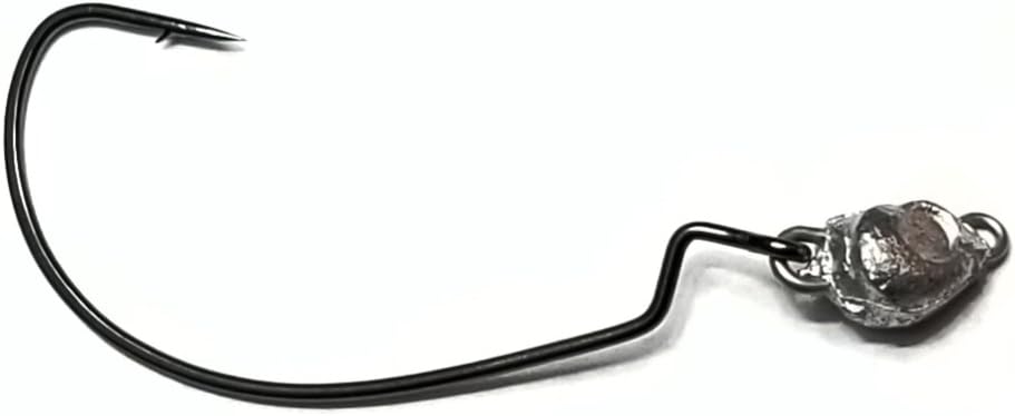 1/8 oz 4/0 Hook Wobble Head Jigs, Unpainted
