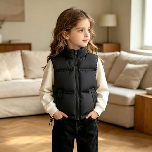 Boys Girls Puffer Vest Sleeveless Zipper Down Coat Winter Warm Jackets - image 2
