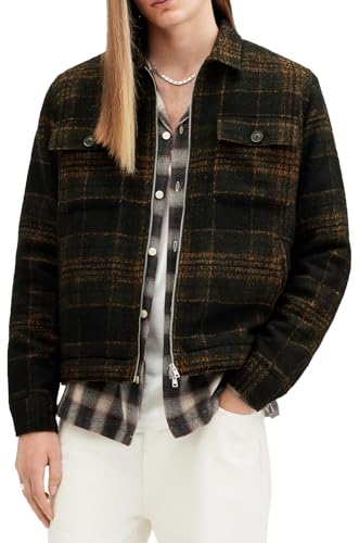 Image of AllSaints Mens BAUHAUS JACKET Jet Black L