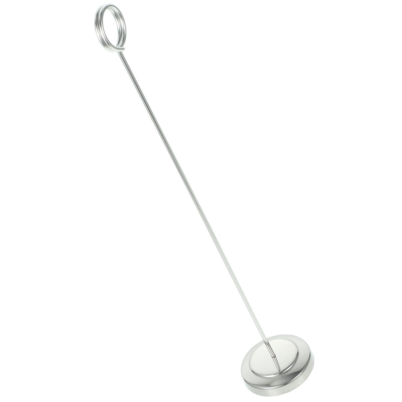 NAMOARLY Seating Name Labels Wedding Table Number Holder Stainless Steel Place Holders Sign Photo Stand for Parties