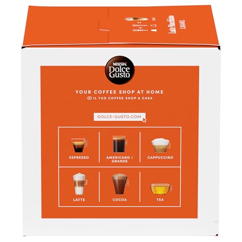 Café Capsules Compatibles Dolce Gusto Latte Macchiato Caramel Nescafe Dolce Gusto La Boîte De 16 Capsules - vue 9