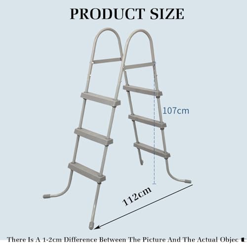 Escalera para piscina de acero inoxidable XLTFUC con capacidad 250kg miniatura 2