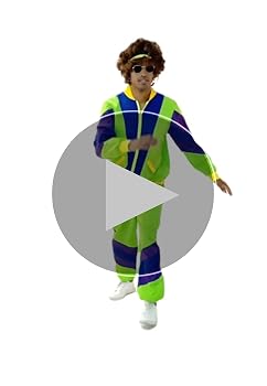 Amazon.com: COREWO Mens 80s Tracksuit Retro Sportswear Adult