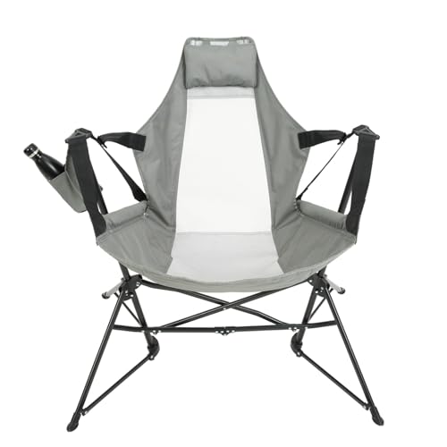 Chaise hamac de camping haut de gamme avec cadre robuste en acier - 3