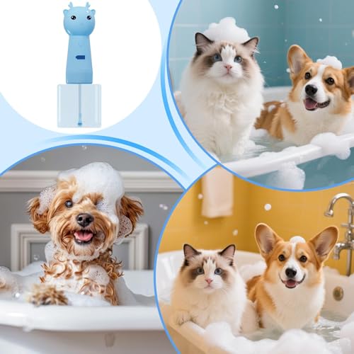 Hundeshampoo Spender,Wiederaufladbare Haarmischflasche Für Hundeshampoo - Haustier Bad Seifenbehälter Für Pflege Waschen Küche Badezimmer Badewanne Zuhause