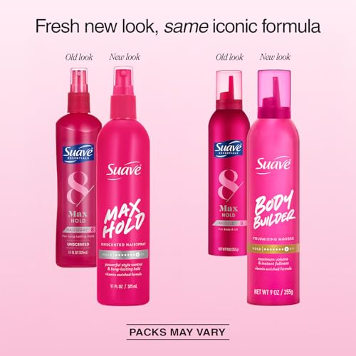Suave Hair Styling Bundle – Max Hold Hairspray y Volumizing Mousse miniatura 2