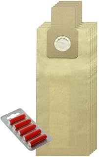 SPARES2GO U-2E U20E Type Paper Dust Bags for PANASONIC Vacuum Cleaner (Pack of 5 + Air Fresheners)