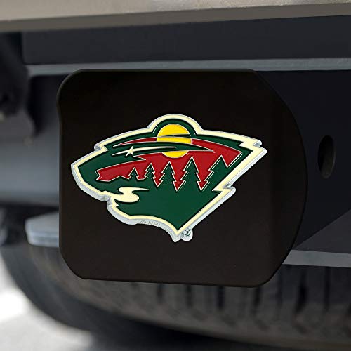 Fanmats 22775 Minnesota Wild Black Metal Hitch Cover - 3D Color Emblem #TOP1