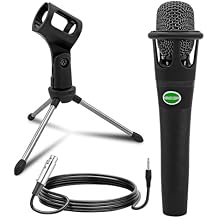 5 CORE Studio Condenser XLR Microphone Kit with Adjustable Tripod Stand for Instruments Voice Overs Recording Podcasting YouTube Vocal Gaming Streaming - MIC Crown