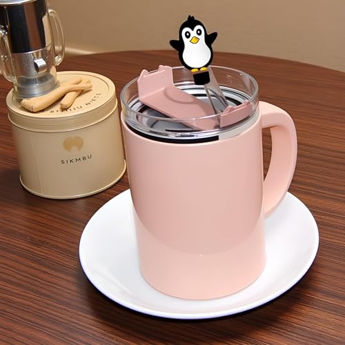4pcs Black Penguin Straw Hat Straw Cover miniatura 4