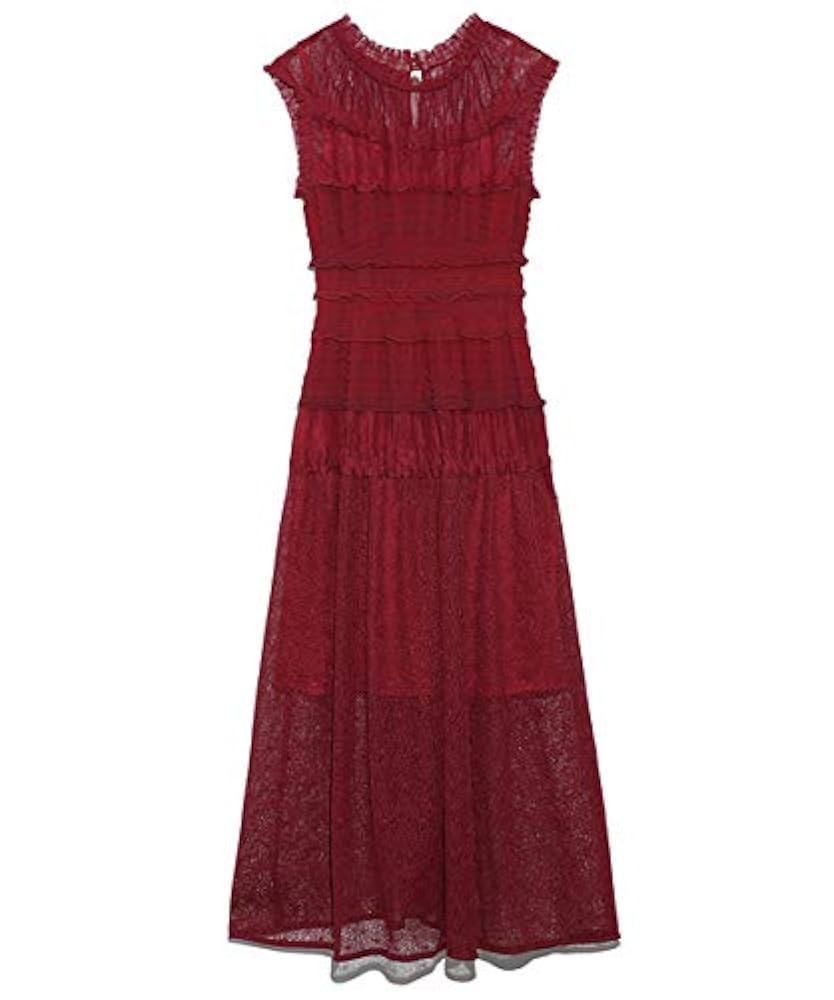 snidel ミックスプリーツドレス SNIDEL ミックスプリーツドレス ブラック -靴＆ファッション通販