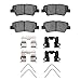 Dynamic Friction Company 5000 Advanced Brake Pads - Ceramic and Hardware Kit