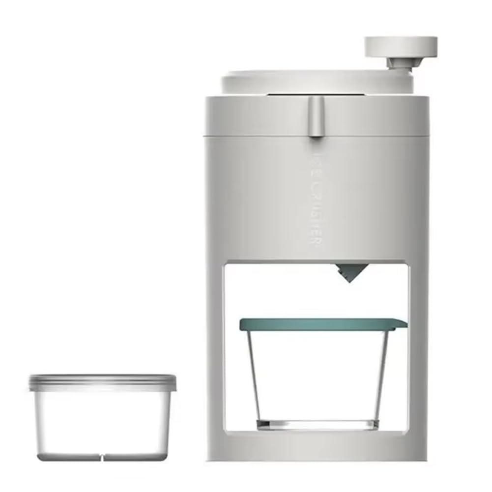 Bloepum Portable Manual Ice Crusher,Multi-Function Smoothie Maker,Handheld Ice Shaver for Home Kitchen,Compact Hail Breaker Tool