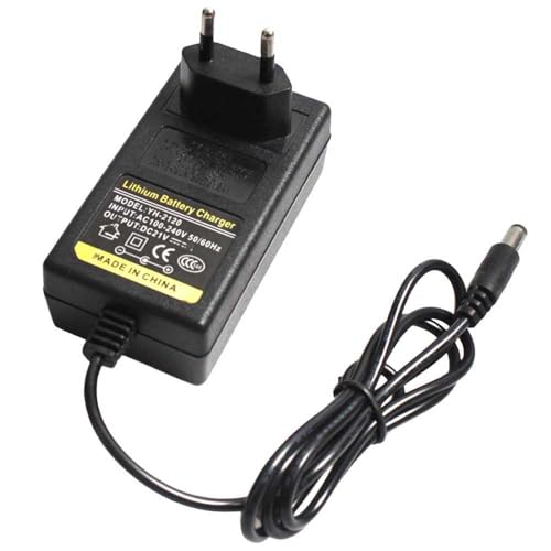 Image of 21v Charger | AC-DC Charger | 21V Lithium Ion Battery Charger | Lithium-Ion Battery Charger | Smart Fast Charging Adapter for Washer Gun, Power Tools KG21V (1Pcs)