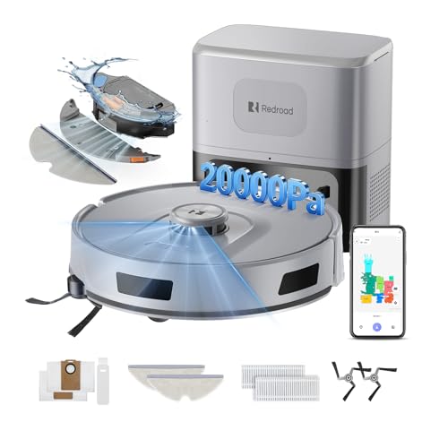 Redroad R11 Robot Vacuum Mop 20000Pa Self-Emptying LiDAR