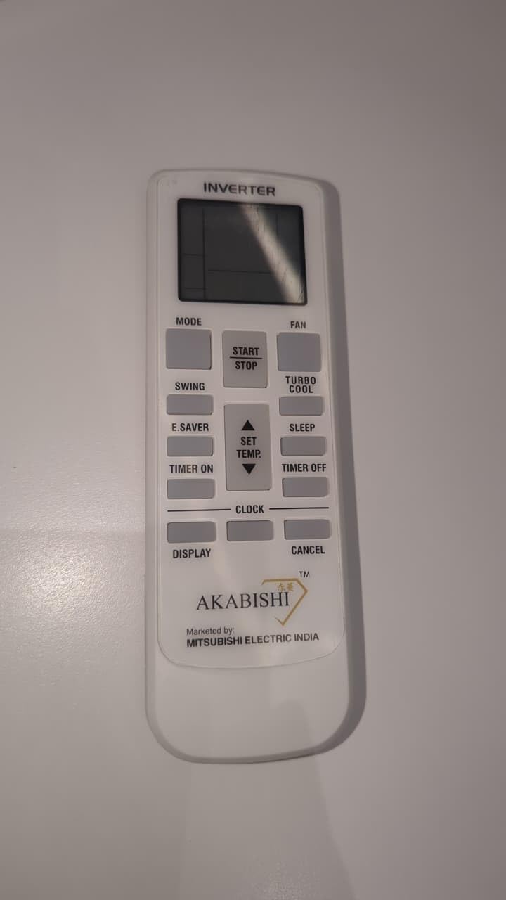 AC Remote Control with Display Light Compatible for (Mitsubishi AC Remote) Akabishi AC Remote (Match Your Old Remote Before Purhcase)-image-5
