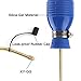 Sbestily Bug Treatment Powder Duster/Large Diatomaceous Earth Bulb Duster/Powder Applicator/Garden Applicator/Bulb with Long Copper Tube for Indoor and Outdoor Insect Treatment Blue