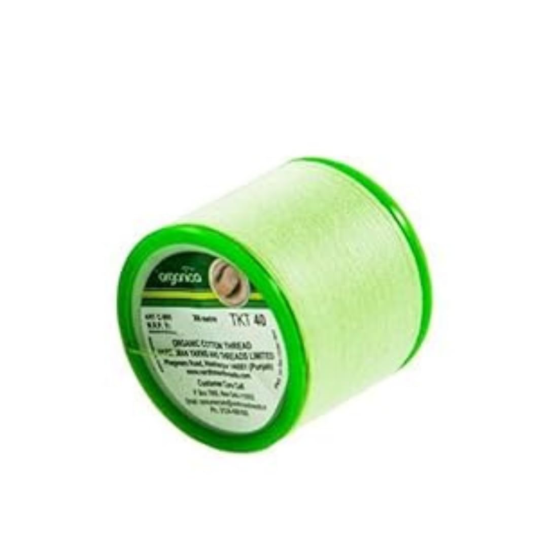 Organica Cotton Face & Eyebrow Threading Thread Organic, 9 Gram,Hair Remover-1 Spool X 300 m-image-48